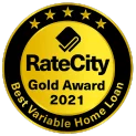 Rate City 2021 Gold Award Variable Home Loan