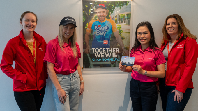 Helping Bring Brissie to the Bay Bike Ride to Life