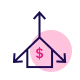 Split loan icon