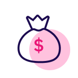Extra and lump sum payment icon