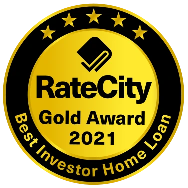 Rate City Gold Award 2021 Best Investor Home Loan