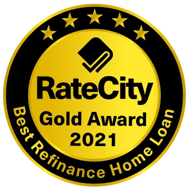 Rate City Gold Award 2021 Best Refinance Home Loan