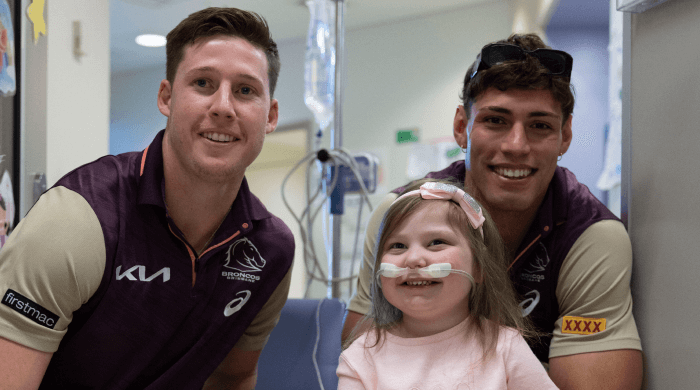 Broncos Player Appearance with HeartKids