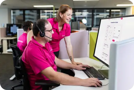 borrower comparing refinancing options