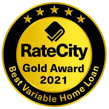 Rate City Gold Award 2021 Best Variable Home Loan